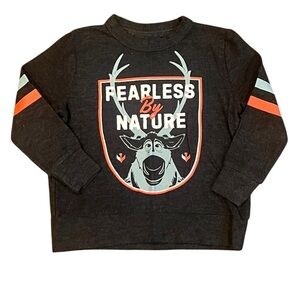 Chaser for Disney, Boys Dark Grey Sven Sweatshirt, Size 4